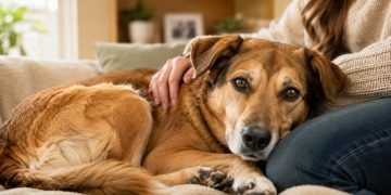 Rescue Dog Finds Comfort Knowing She’s Loved, Safe & Mom Will Never Abandon Her