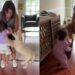 Golden Retriever Puppy Greets Grandma Just Like How Her Furry Brother Did